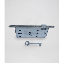 Storemax Sessiz Iç Oda Kapı Kilidi Nikel Anahtarlı 40MM Gömme Kilit (3, Gümüş)