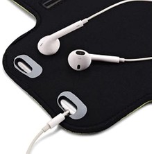 Storemax Iphone ile Uyumlu 6,3" Inç E Kadar Uyumlu Anahtar Koyma Bölmeli Spor, Koşu,yürüyüş Için Kol Bandı Siyah