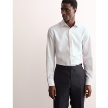 Marks & Spencer Tailored Fit Lüks Pamuklu Dokulu Gömlek