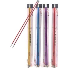 Çarşı Point Metalize Çift Renk Şiş 35 cm 3 Numara (Renk Stoğa Göre)