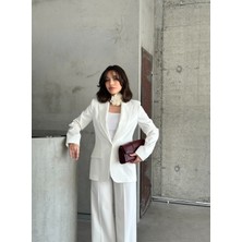 Vuntal Butik Blazer Takım Elbise Tek Düğme Ceket Pantolon