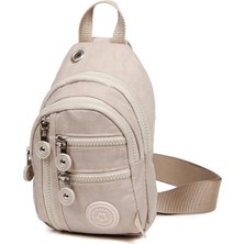 Sannora Bags Unisex Su Geçirmez Kulaklık USB Çıkışlı Çapraz Askılı Çanta Bel Omuz ve Göğüs Çanta Günlük Bodybag