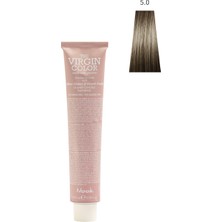 Nook Virgin Color Amonyaksız Profesyonel Saç Boyası 100ml - Açık Kestane/Açık Kahve(5.0-NATURAL AÇIK KAHVE)