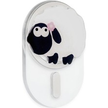 AK-SA-STR Newface Kickstand Karakterli Magsafe Stand - Desen 2