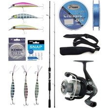 Yek Outdoor Spin Olta Seti Shimano Kamış Fx Xt Spinning Moderate Fast 2,70M 14-40G 2pc&okuma Revenger Rv-40 Fd Olta Makinesi