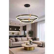 Mazel Üç Renk LED Sarkıt Halka Avize