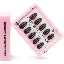 24'lü Takma Tırnak & Yapıştırıcı Set