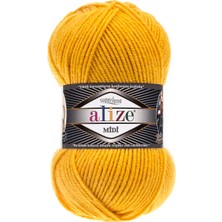 Alize Süperlana Midi (5 Adet) 488 Sarı El Örgü Ipliği