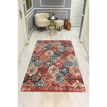 Dolce Mariee Vintage Desenli Dijital Baskı Kaymaz Taban Halı H0105