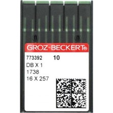 Groz Beckert Db*1 Düz Makina Iğnesi Ince Dip No:12 10 Adet