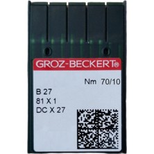 Groz Beckert Groz - Beckert BX27-DCX27 10/70 Overlok Makinesi Iğnesi (10 Adet)