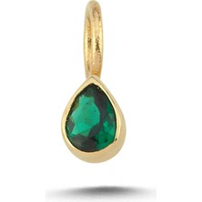 Cherry By Özkonak Yeşil Taşlı Damla Charm