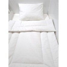 Yada Baby %100 Pamuklu Kumaştan Poplin Bebek & Yenidoğan & Çocuk Yorgan Yastık Takımı 70 x 120 cm (3'lü Set)