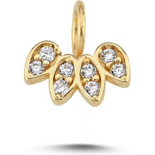 Cherry By Özkonak Taşlı Dört Yaprak Charm