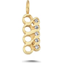 Cherry By Özkonak Pura Circle Taşlı Charm