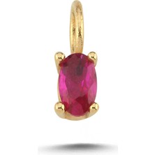 Cherry By Özkonak Mistik Pembe Taşlı Charm