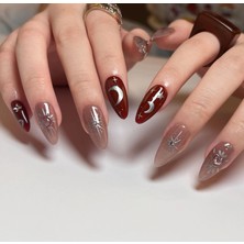 24'lü Takma Tırnak & Yapıştırıcı Set