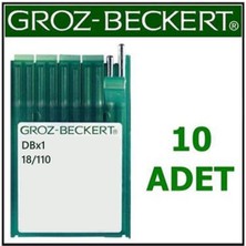 Groz Beckert Dbx1 Düz Makine Iğnesi 18 Numara