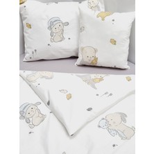 Yada Baby %100 Pamuklu Kumaştan Bebek 6 Parça Yorgan ve Nevresim Takımı & Uyku Seti (70 x 120 Cm)