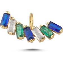 Cherry By Özkonak Renkli Taşlı Zarif Charm