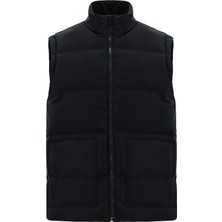 Abdullah Kiğılı Regular Fit Düz Kapitoneli Yelek