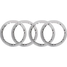 Ramm Tesla Model Y Entegre Jant Koruma Halkası Seti - 19 Inç - Beyaz - 4 Adet