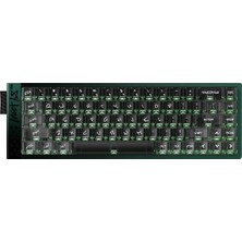 IQUNIX Meet68 Ultra Doppler Green %65 Omega Manyetik Switch 8K Hz Hall Effect Hotswap RGB İngilizce Mekanik Gaming Klavye