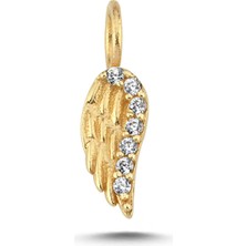 Cherry By Özkonak Taşlı Melek Kanadı Charm