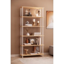 Solto Home OB44-44 Çevir Kur Modüler 6 Raflı Kitaplık | Aletsiz Kolay Kurulum