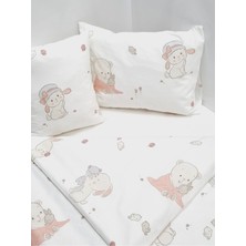 Yada Baby %100 Pamuklu Kumaştan Bebek 6 Parça Yorgan ve Nevresim Takımı & Uyku Seti (70 x 120 Cm)