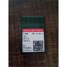 Groz Beckert Dikiş Makinesi Iğnesi Düz Makine Kalın Dip No:12