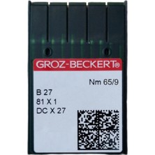 Groz Beckert Groz - Beckert BX27-DCX27 9/65 Overlok Makinesi Iğnesi (10 Adet)