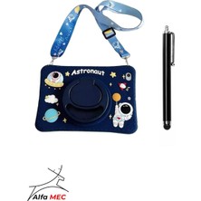 Honor Pad X7 8.7 Inç Uyumlu Astronot Standlı Çocuklara Özel Karakterli Kılıf