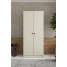 İmbaş 2 Kapaklı 3 Raflı Tek Askılı Mega Elbise Dolabı Gezgin İMB064