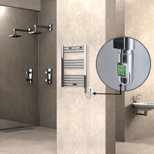 Radiva Haiti Elektrikli Havlupan 200 Watt 500X700 Düz Krom (On/off Düğmeli)