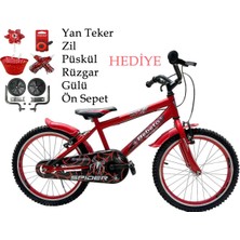 Bebeto Spider 20 Jant Lüx Çocuk Bisikleti Kırmızı 7-10 Yaş