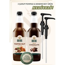 Gold Gull Çikolata &Toffee Nut Aromalı Kahve & Meyve Şurubu 2 x 700 Ml