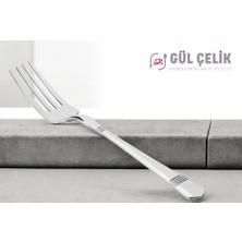 Kaveh 12 Kişilik Yemek Çatalı Alvina Model 304 Kalite 18/10 Paslanmaz Çelik