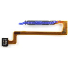 Genos Pocophone X5 Ile Uyumlu Tuş Parmak Izi Okuyucu Film Flex Mavi