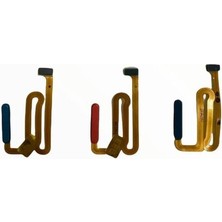 Genos Samsung Galaxy A12 A125F Ile Uyumlu Ana Düğme Parmak Izi Okuyucu Film Siyah