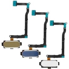 Genos Samsung Galaxy Note 5 N920 Ile Uyumlu Tuş Parmak Izi Film Altın