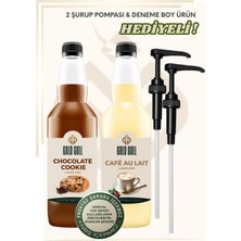 Gold Gull Çikolatalı Kurabiye & Cafe Au Lait Aromalı Kahve & Meyve Şurubu 2 x 700 Ml