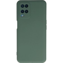 Pazarcan A54 4g Kılıf Nano Içi Kadife Silikon - Koyu Yeşil