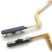 Genos Pocophone X3 Ile Uyumlu Tuş Parmak Izi Okuyucu Film Flex Gri