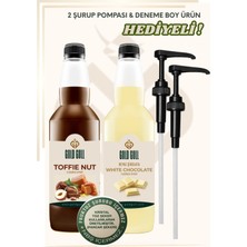 Gold Gull Toffee-Nut & Beyaz Çikolata Aromalı Kahve & Meyve Şurubu 2 x 700 Ml