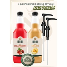 Gold Gull Kavun & Çilek Aromalı Kahve & Meyve Şurubu 2 x 700 ml