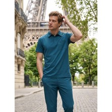 Dr. Mitra Erkek Paris Model Petrol Yeşili Likralı Cerrahi Hemşire Doktor Hastane Takımı