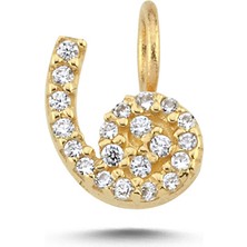 Cherry By Özkonak Taşlı Spiral Charm