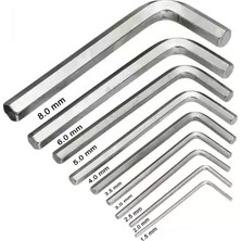 Temiz Pazar 9 Parça Alyan Anahtar Seti