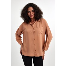 Yakamor Kadın Oversıze Poplin Gömlek